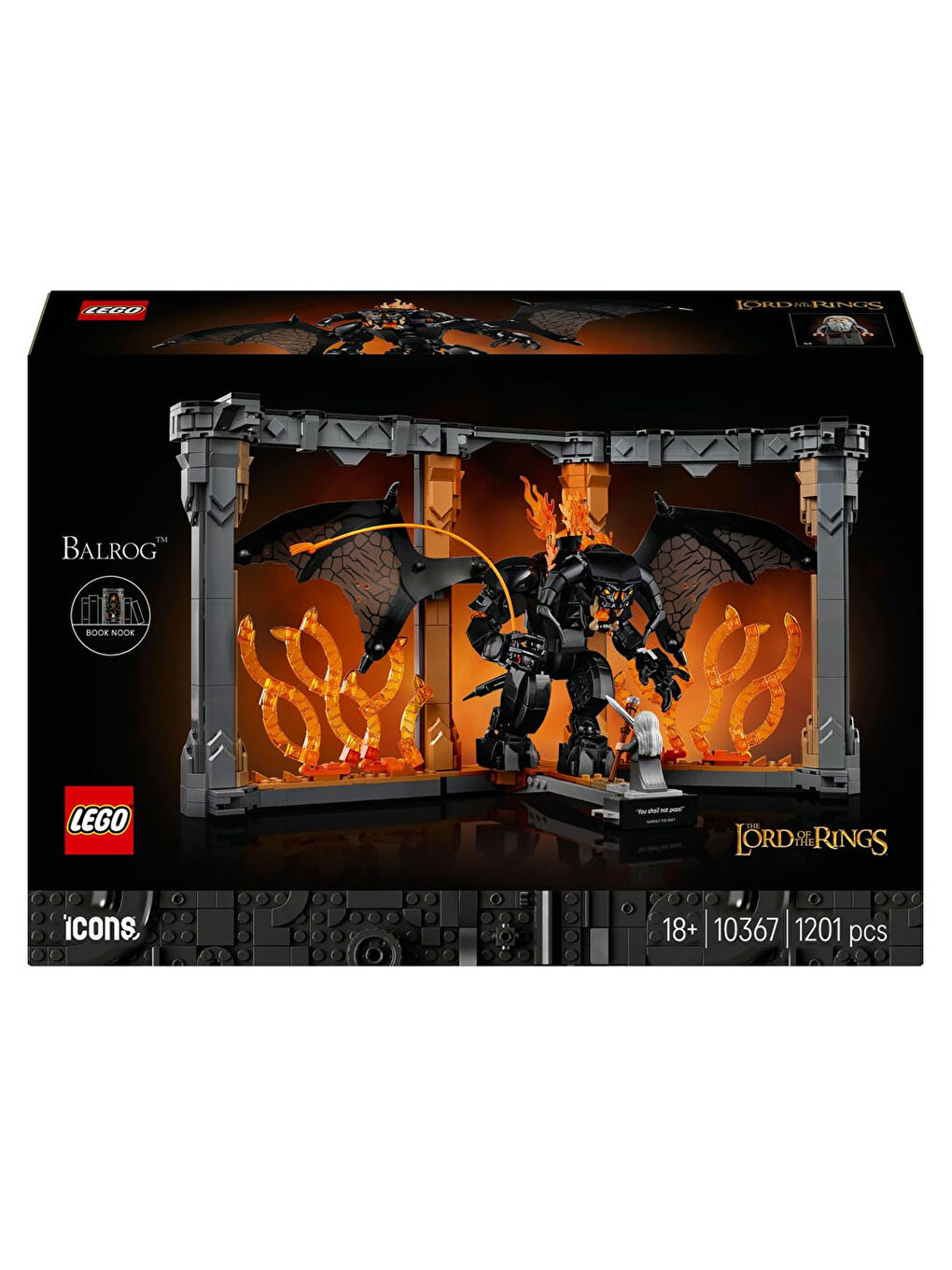 Iconic Yüzüklerin Efendisi Gandalf ile Balrog 10367-1