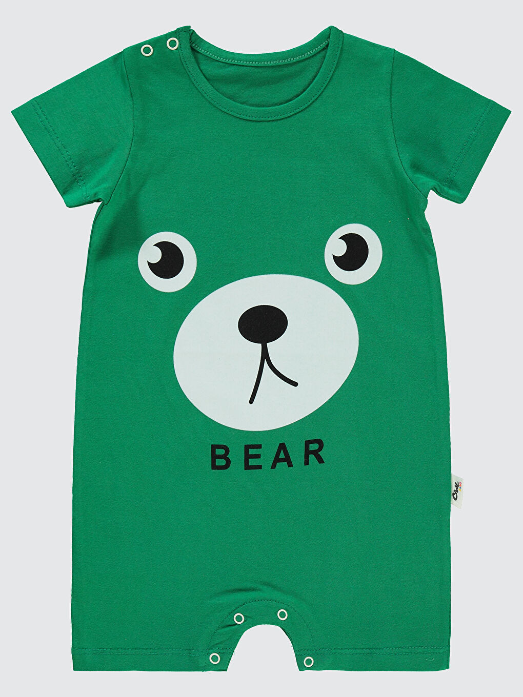 Baby Erkek Bebek Patiksiz Tulum 6-18 Ay Koyu Yeşil