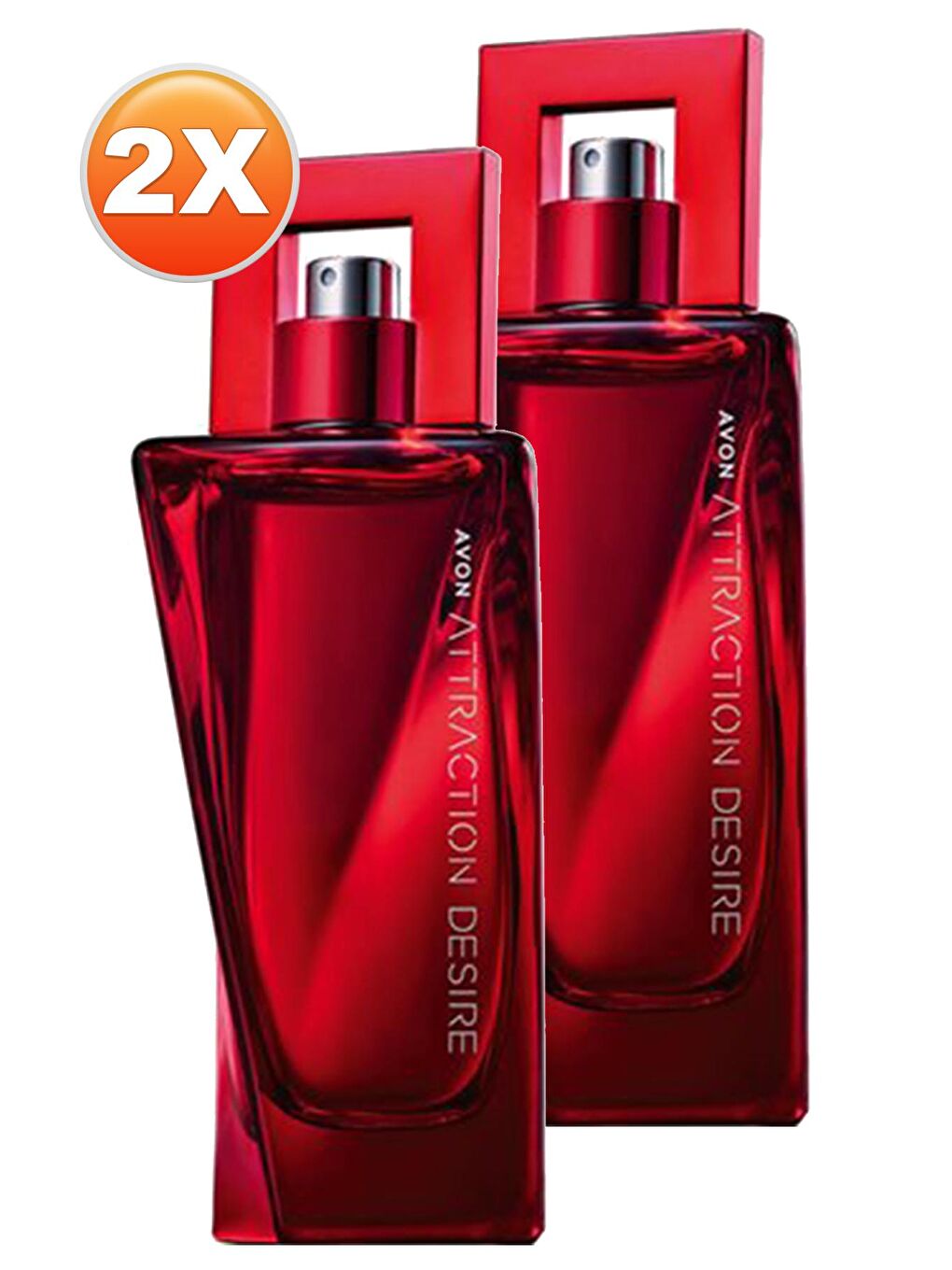 AVON Renksiz Attraction Desire Kadın Parfüm Edp 50 Ml. İkili Set - 1