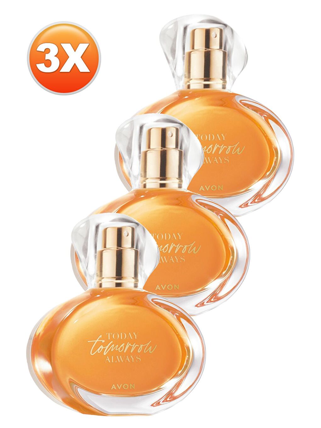 AVON Renksiz Tomorrow Kadın Parfüm Edp 50 Ml. Üçlü Set - 1