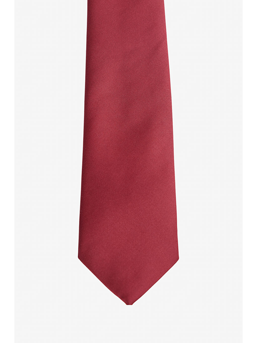Erkek Bordo Desensiz Kravat-1