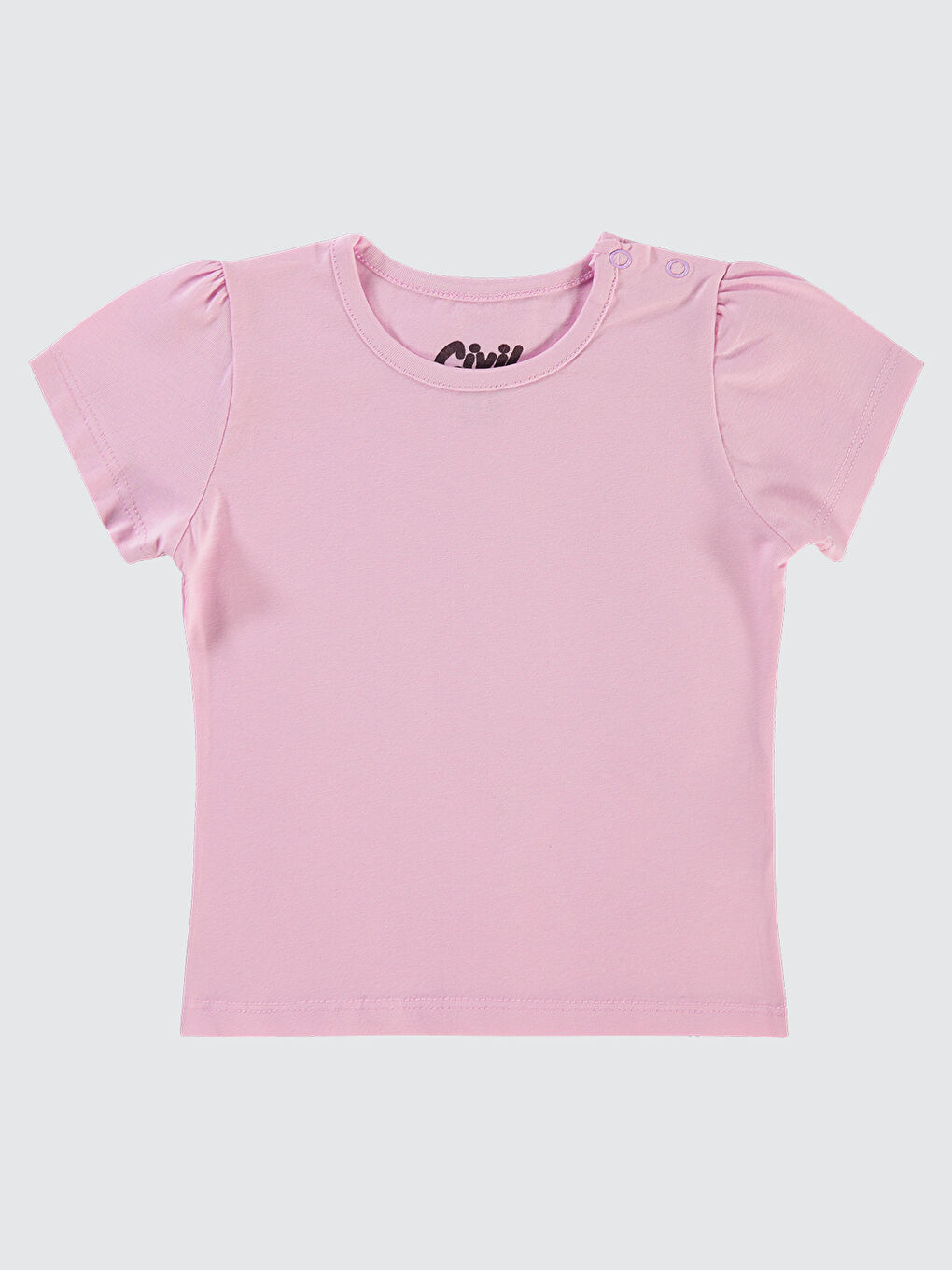 Baby Kız Bebek Tişört 6-18 Ay Koyu Lila