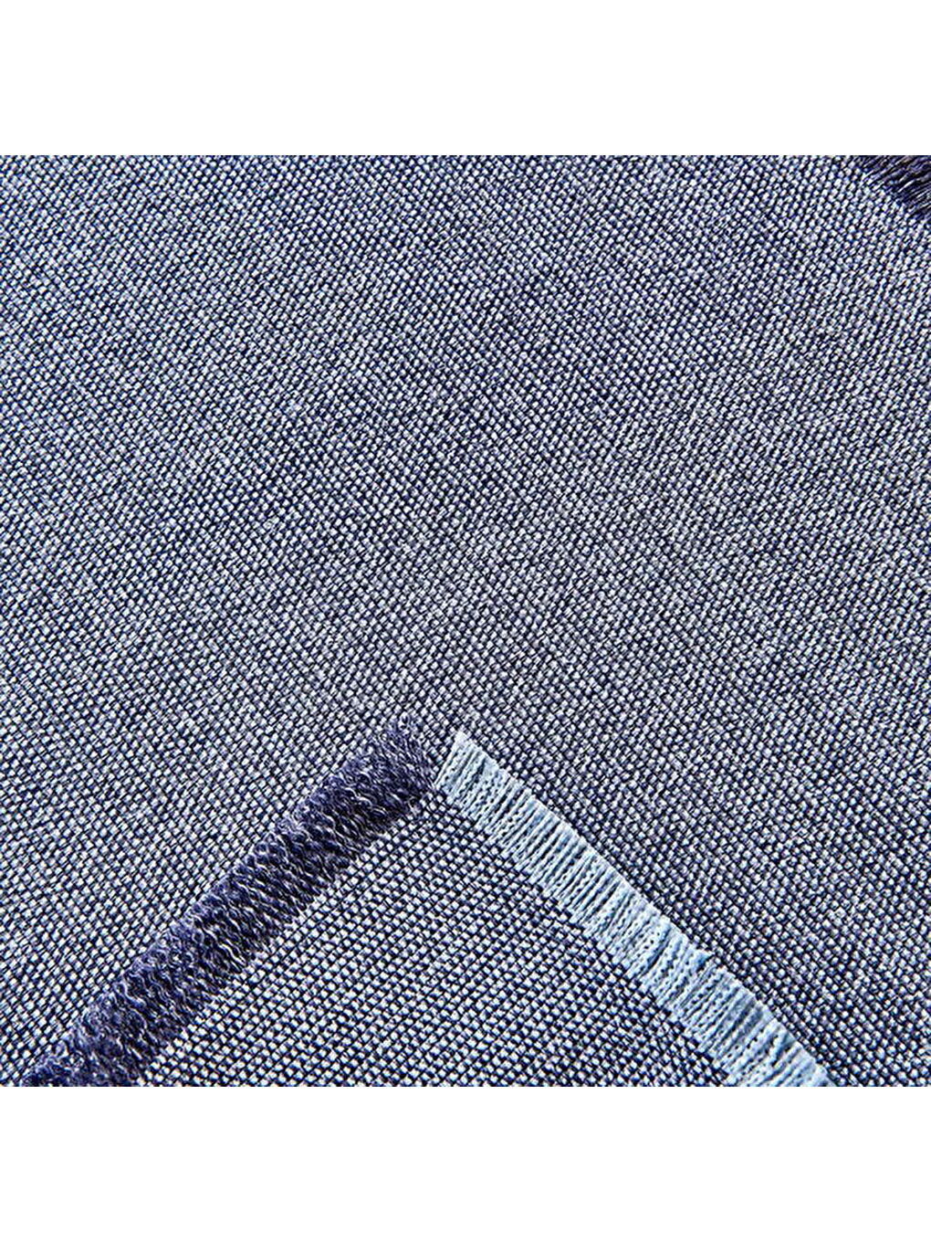 Soft Plaid 2'li Amerikan Servis - Mavi - 30x50 cm-2