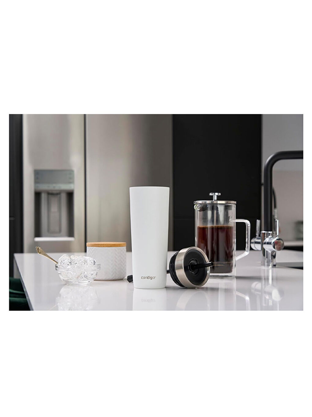 Renksiz Spillproof Tumbler 720ml Beyaz 2212917-1