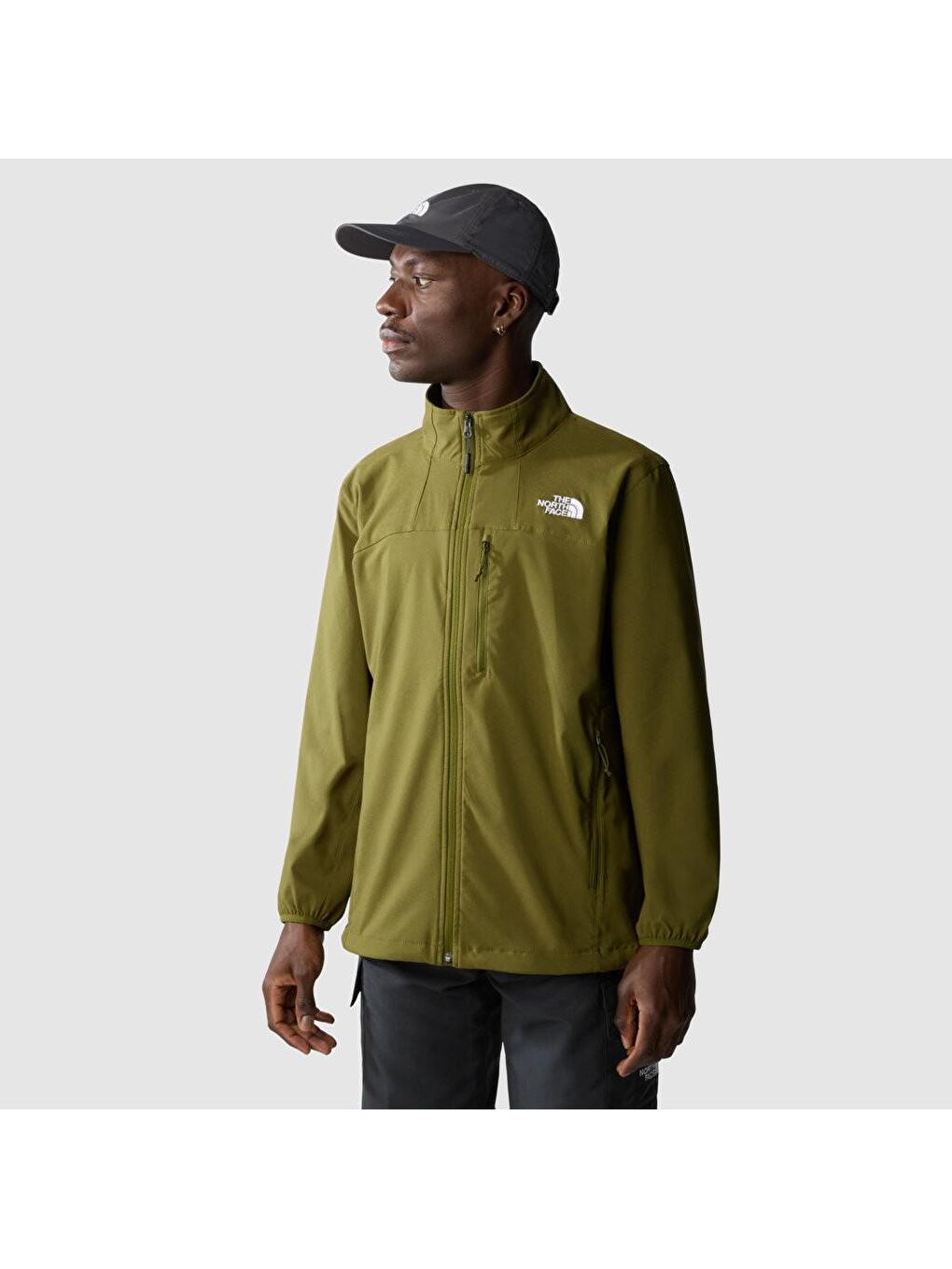 The North Face Haki Nimble Erkek Fermuarlı Sweatshırt