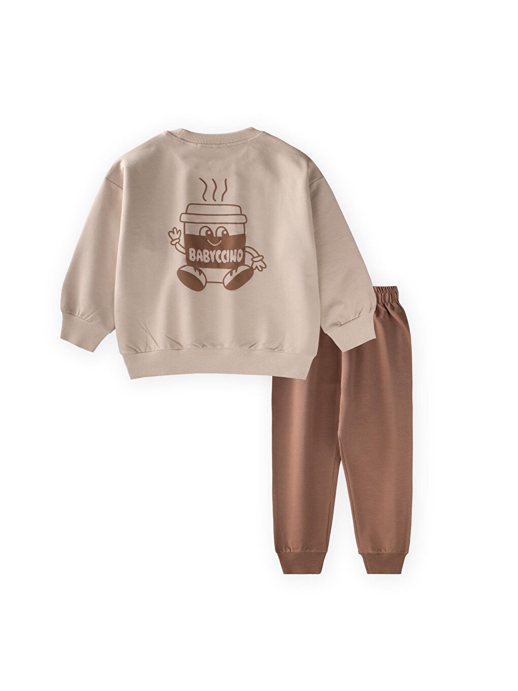 Babyc Chino Baskılı Takım 2-7 Yaş Bej-1