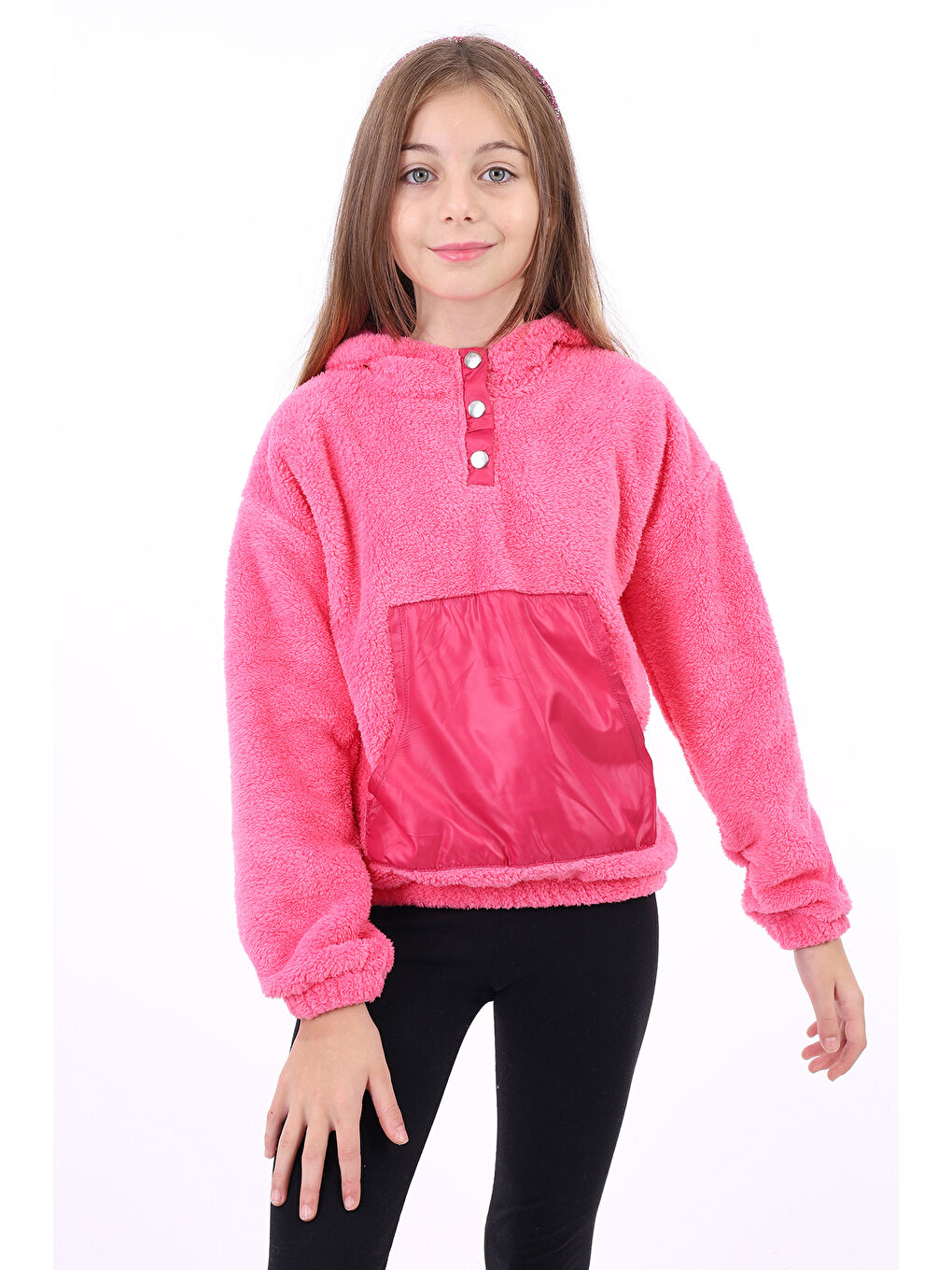 Toontoykids Pembe Kız Çocuk Sweatshirt