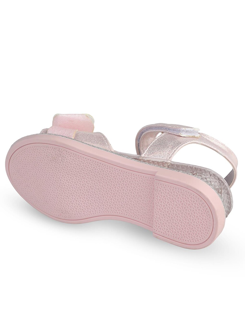 Pembe Girls Fiyonk Aksesuarlı 26- Sandalet - Pudra-1
