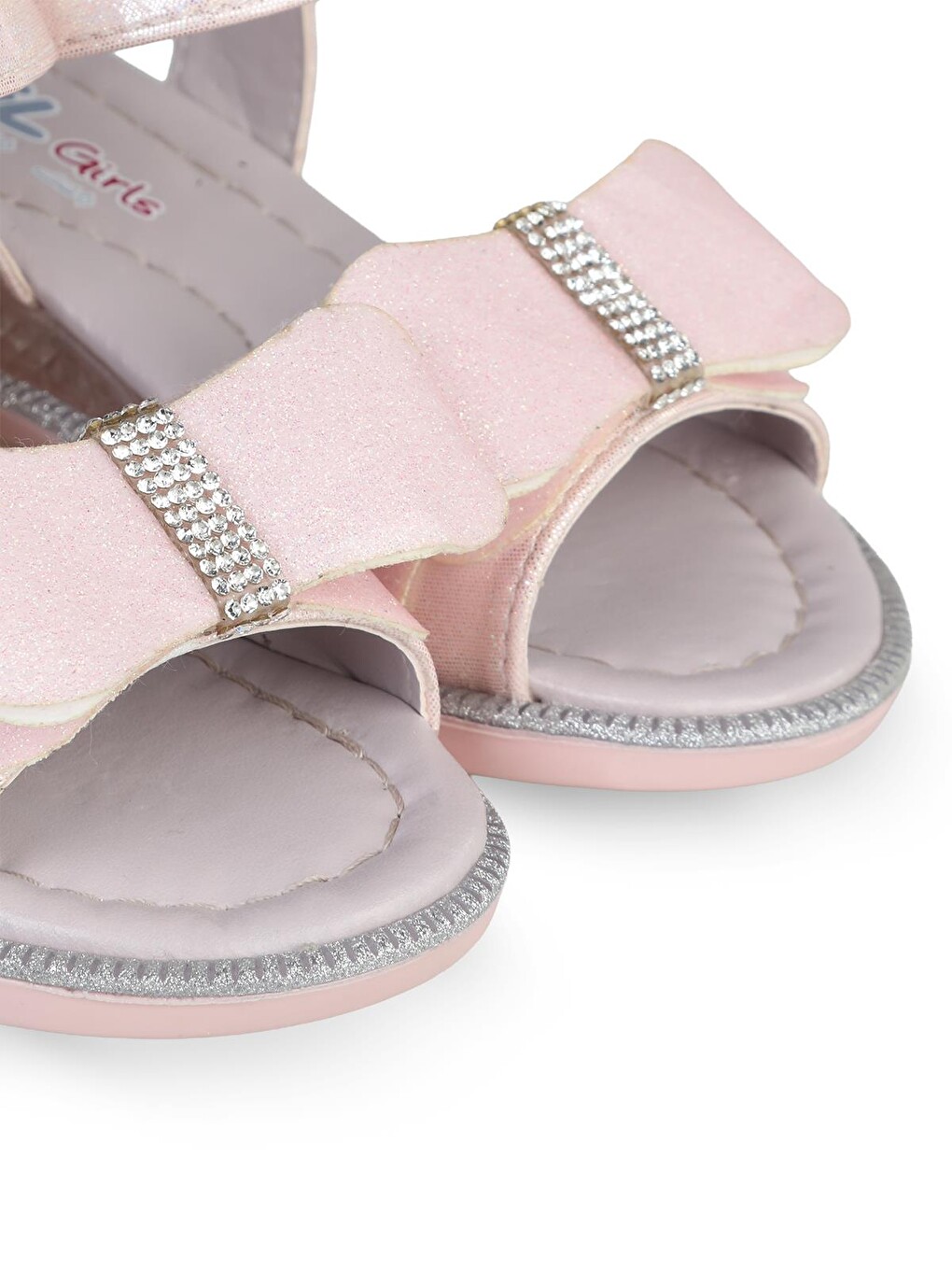 Pembe Girls Fiyonk Aksesuarlı 26- Sandalet - Pudra-2