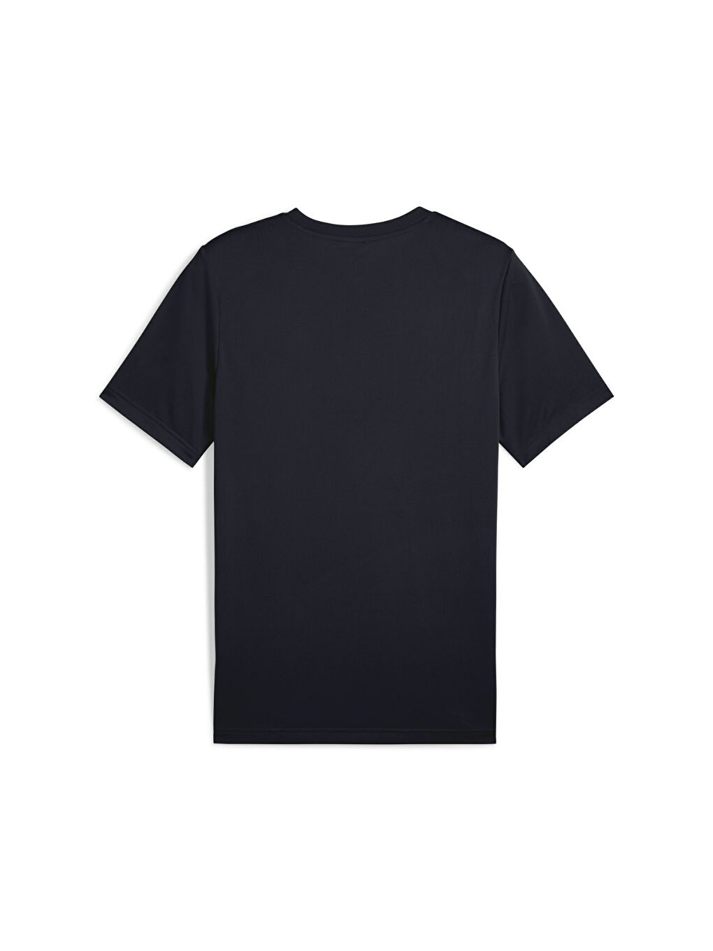 Essentials Small Logo Poly Erkek Siyah Yuvarlak Yaka Tişört-1