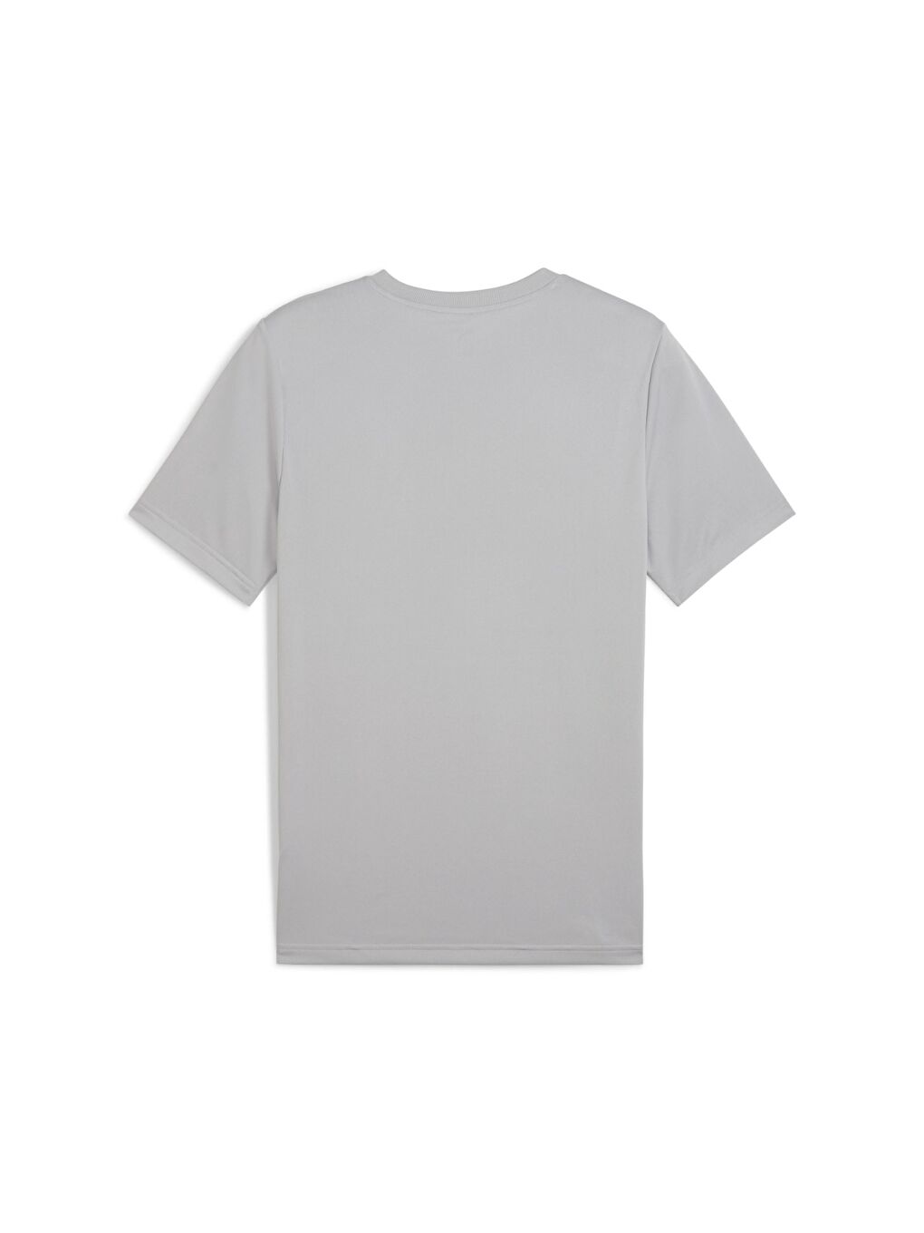 Essentials Small Logo Poly Erkek Gri Yuvarlak Yaka Tişört-1