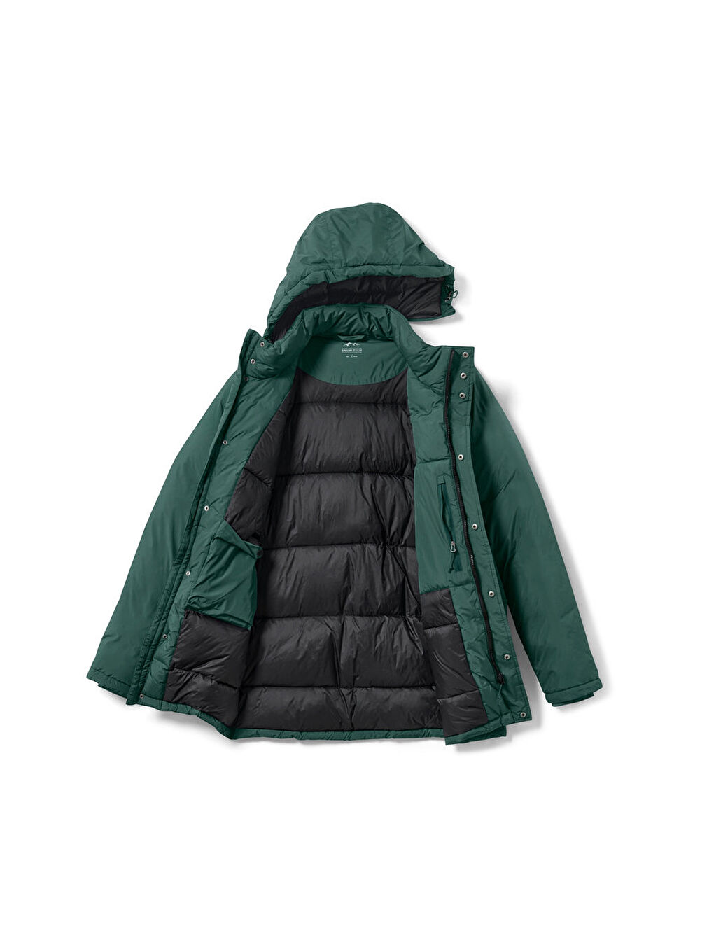 Haki Erkek Kapitone Şişme Mont Cepli-1