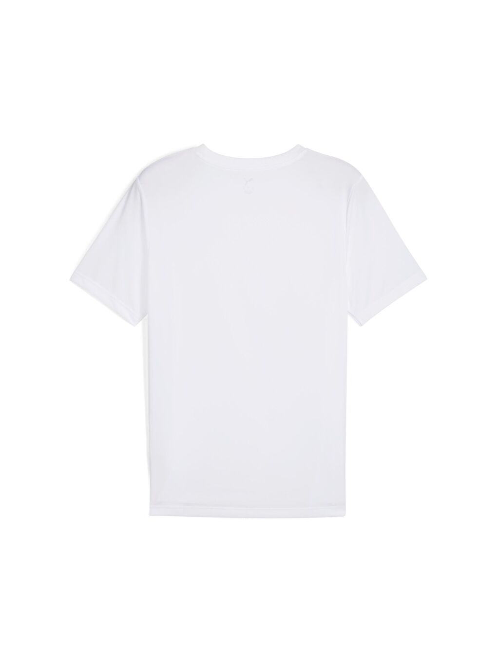 Essentials Small Logo Poly Erkek Beyaz Yuvarlak Yaka Tişört-4