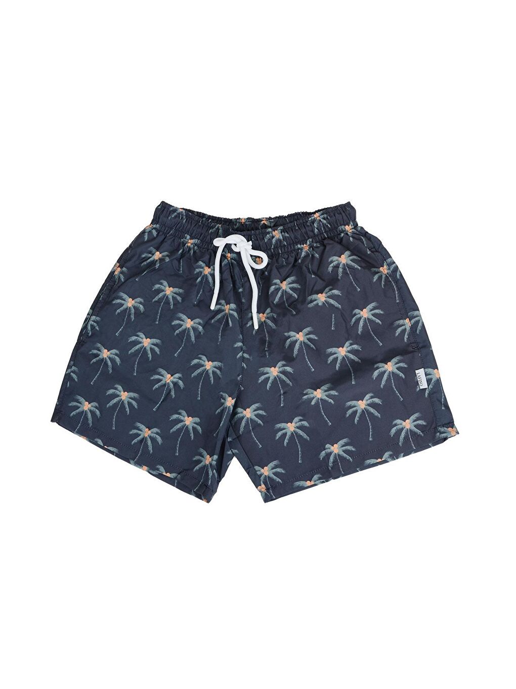 Erkek  Deniz  Şort Lacivert Palmiye