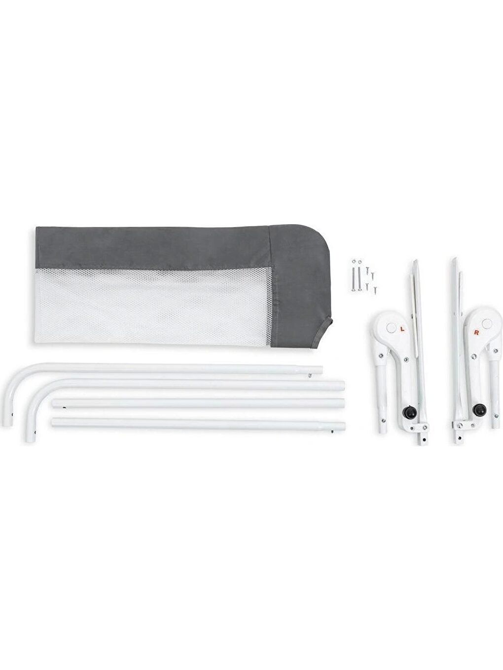 Yatak Bariyeri Gri-beyaz Biye 120x50 cm-4