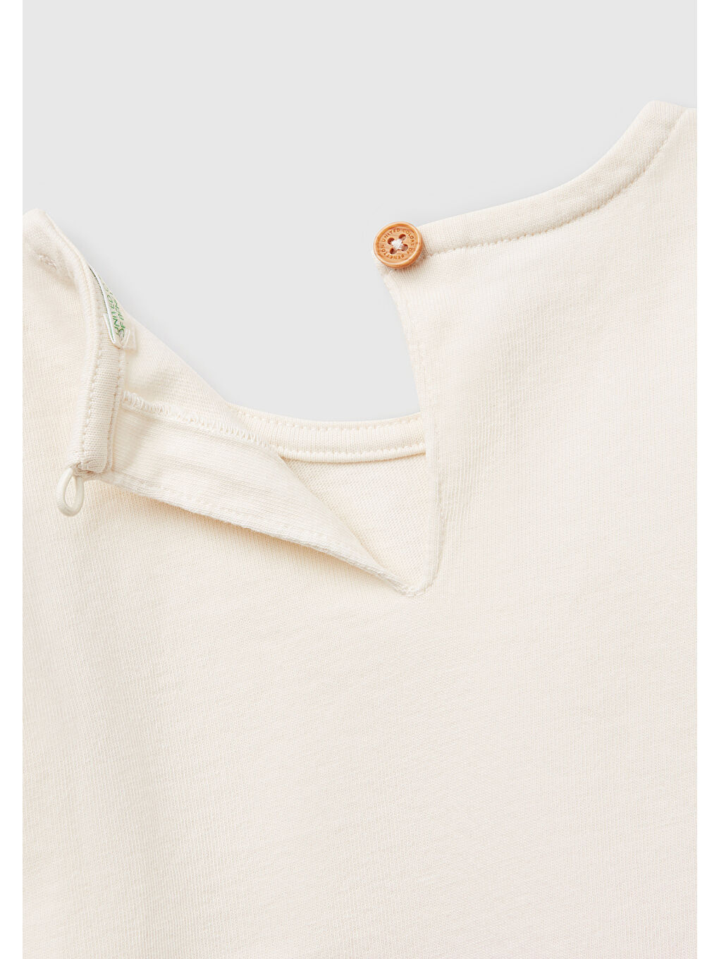 Bebek Pembe Renk Geçişli Önü Baskılı Kolu Fırfırlı Bisiklet Yaka T-Shirt-2