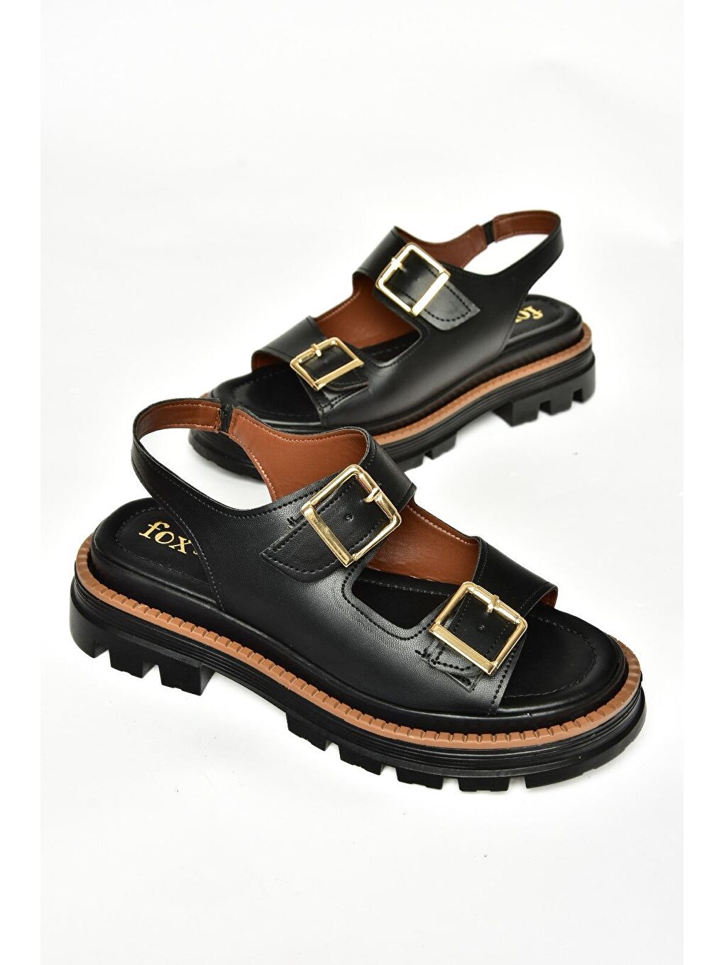 S4373022 Siyah Kadın Sandalet-6