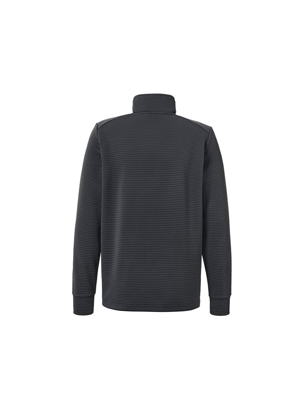 Gri Erkek Spor Fermuarlı Sweatshirt-2
