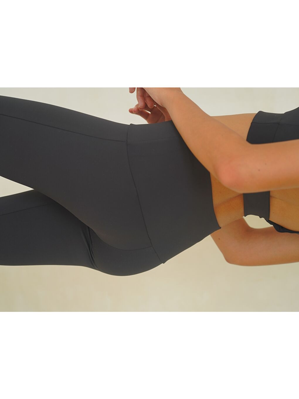 Asana Geniş Paça Spor Antrasit Pantolon-6