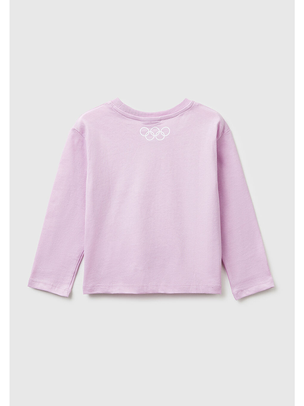 Kız Çocuk Pembe Looney Tunes Baskılı Yuvarlak Yaka Uzun Kollu T-Shirt-1