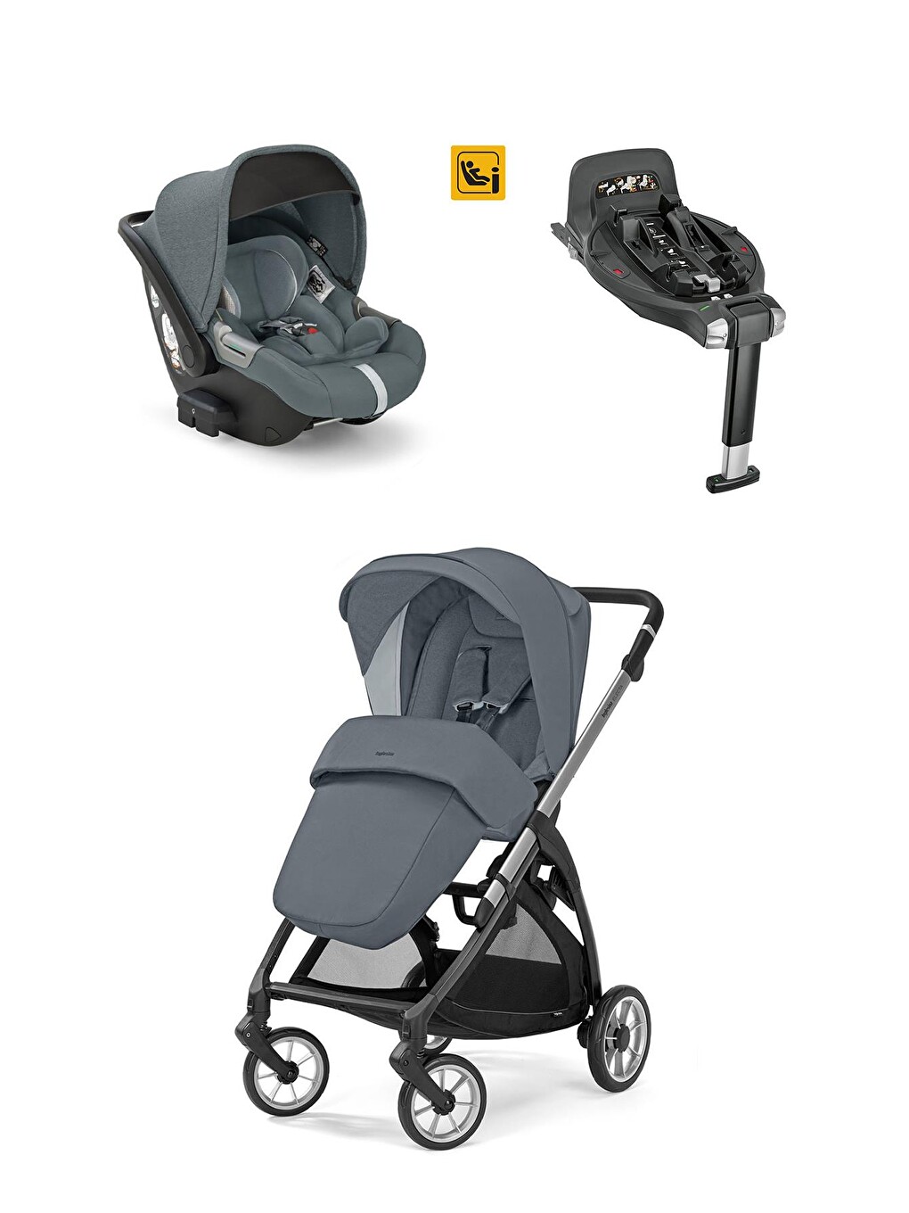 Electa+ Tek El Katlanıp Açılan Çift Yön Bebek Arabası Ana Kucağı+baza 3lü Set