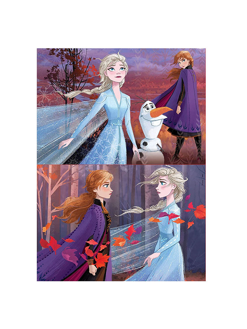 Ahşap Puzzle 2X25 Parça Frozen 2 18085-1
