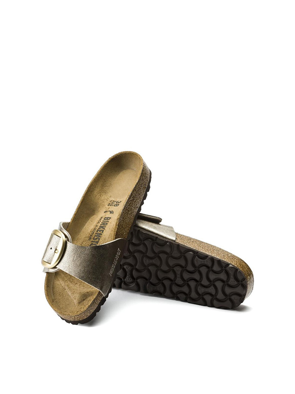 Bej Kadın Terlik 1016237 Madrıd Bıg Buckle Bf Graceful Taupe-4