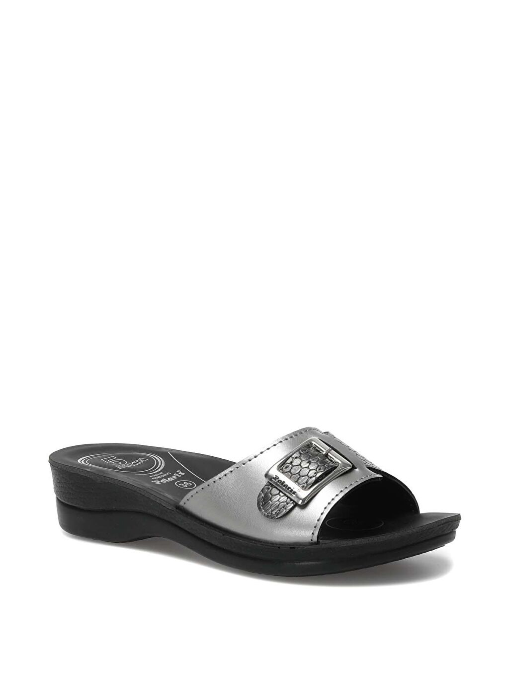 Gri 5N10003.Z2FX Gümüş Kadın Terlik-1