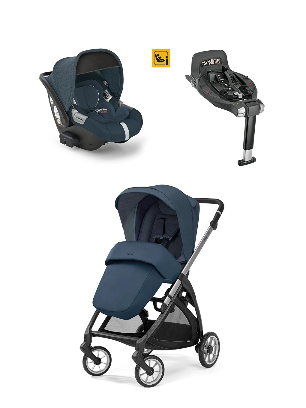 Electa+ Tek El Katlanıp Açılan Çift Yön Bebek Arabası Ana Kucağı+baza 3lü Set
