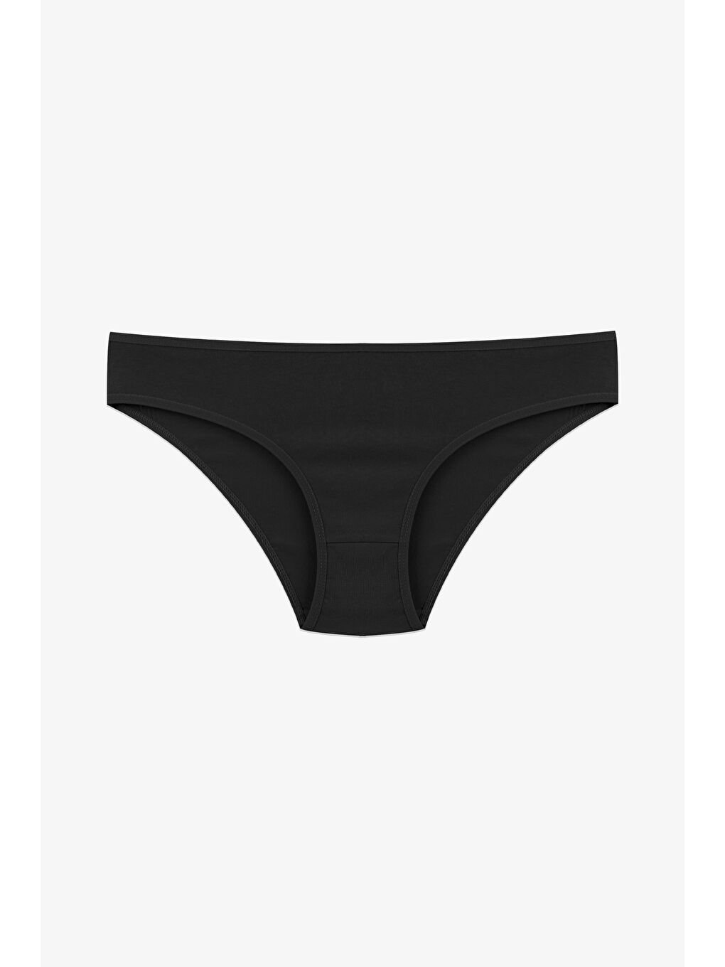 Siyah Kadın 5 li Desenli Pamuklu Elastanlı Külot-3