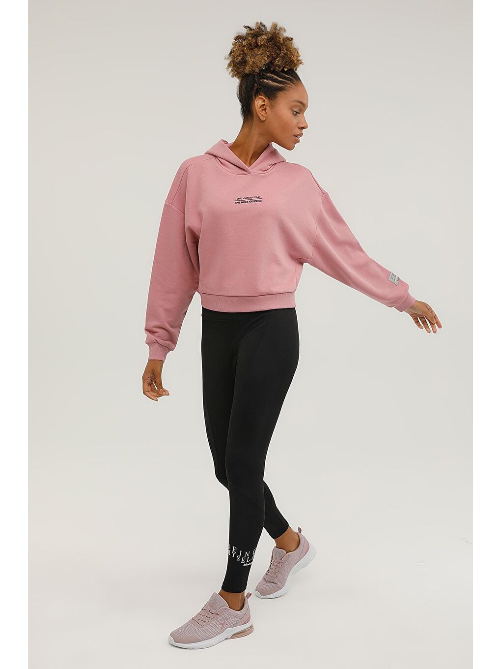 Kinetix Pembe W-GF200 EVA HOODIE 2PR Pembe Kadın Sweatshirt - 2