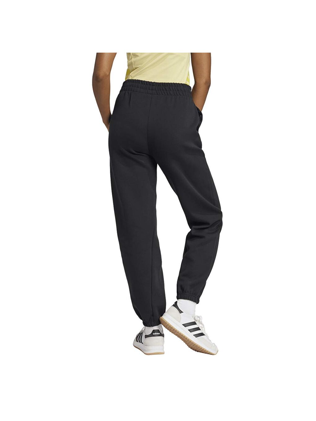 FI Small Logo Kadın Siyah Eşofman Altı-1