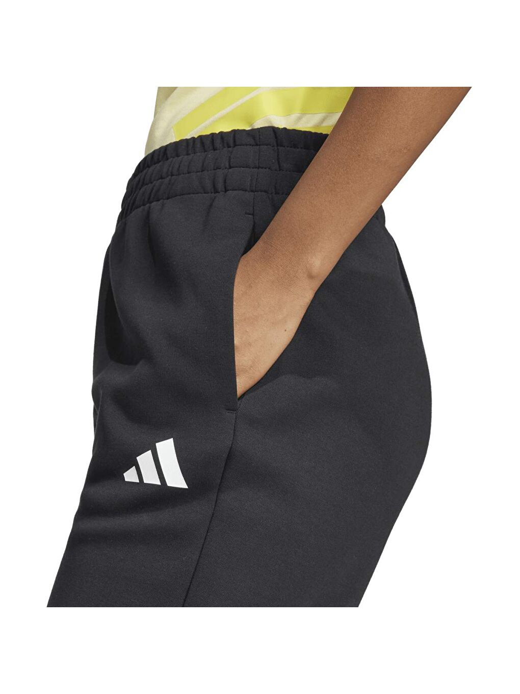 FI Small Logo Kadın Siyah Eşofman Altı-2