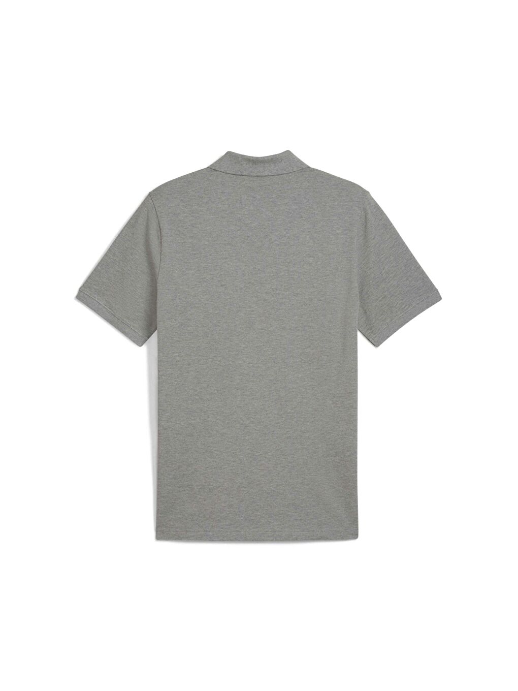 Essentials No 1 Logo Pique Erkek Gri Polo Yaka Tişört-4