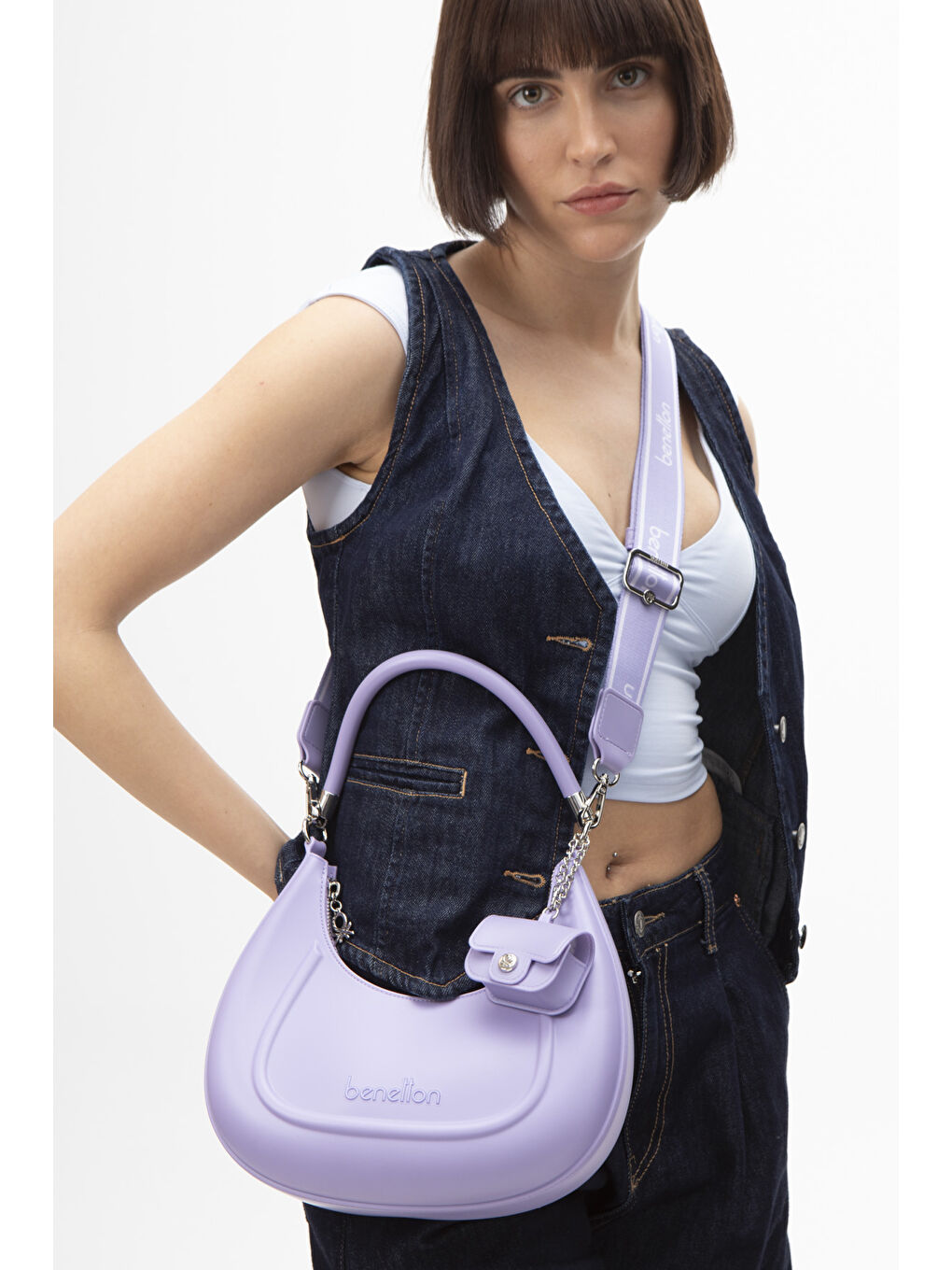 Kadin Kol Çantasi Lila BNT1451-1