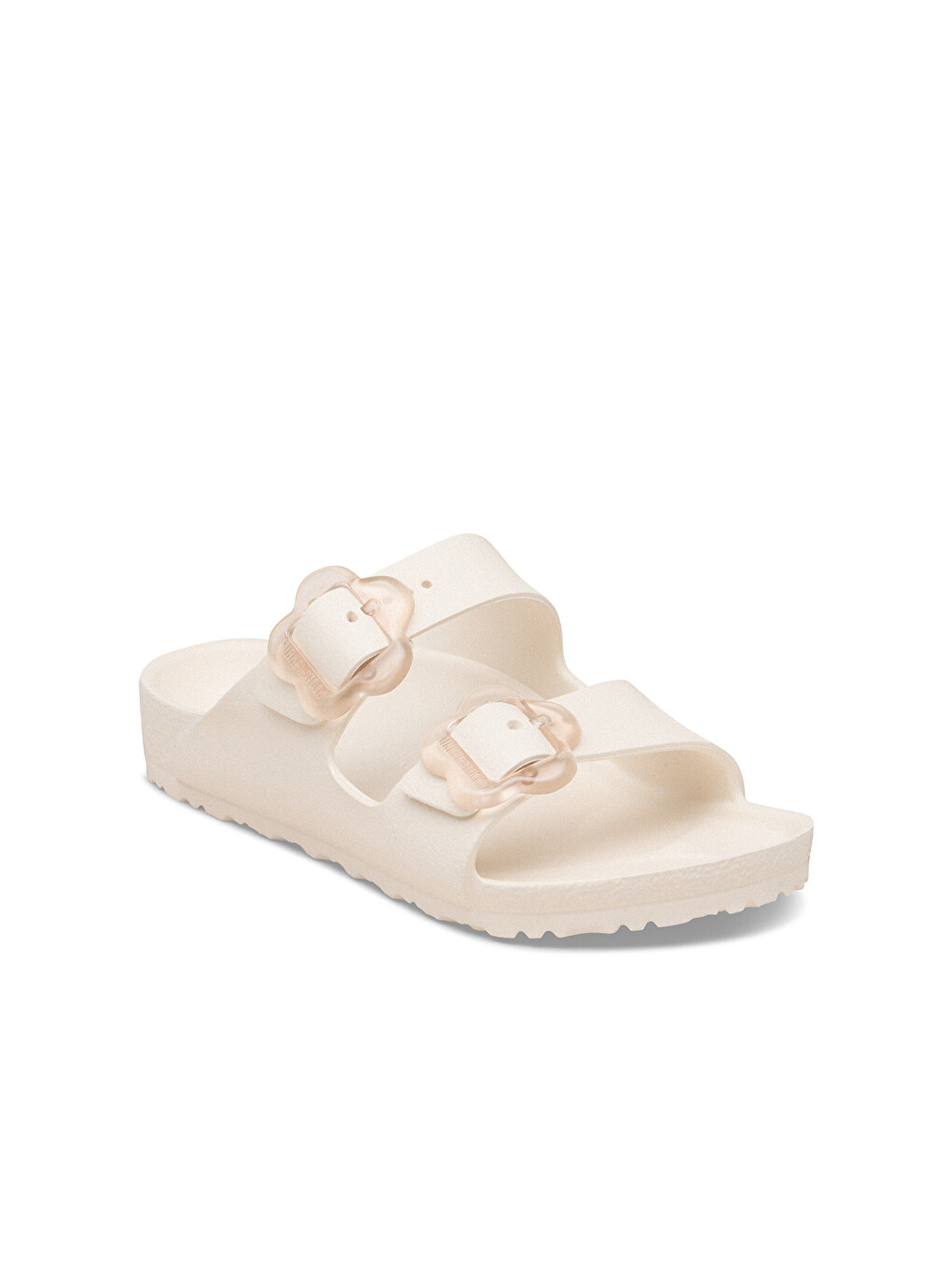 Beyaz Kız Çocuk Terlik 1031291 Arızona Kıds Eva Flower Buckle Eggshell-1