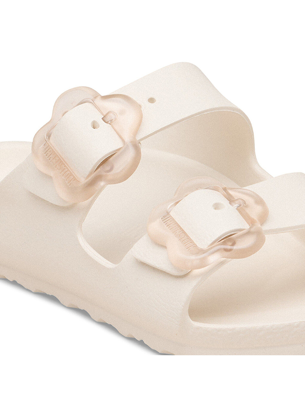 Beyaz Kız Çocuk Terlik 1031291 Arızona Kıds Eva Flower Buckle Eggshell-3
