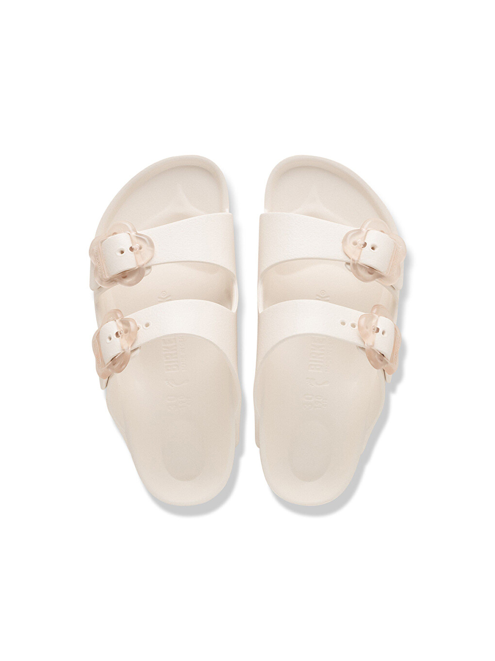 Beyaz Kız Çocuk Terlik 1031291 Arızona Kıds Eva Flower Buckle Eggshell-4