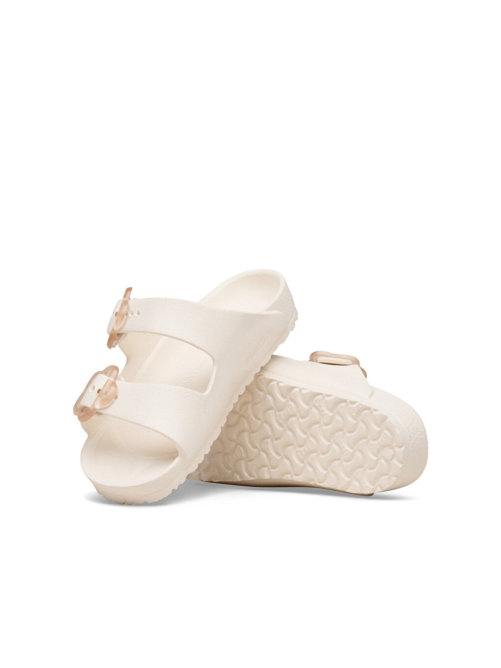 Beyaz Kız Çocuk Terlik 1031291 Arızona Kıds Eva Flower Buckle Eggshell-5