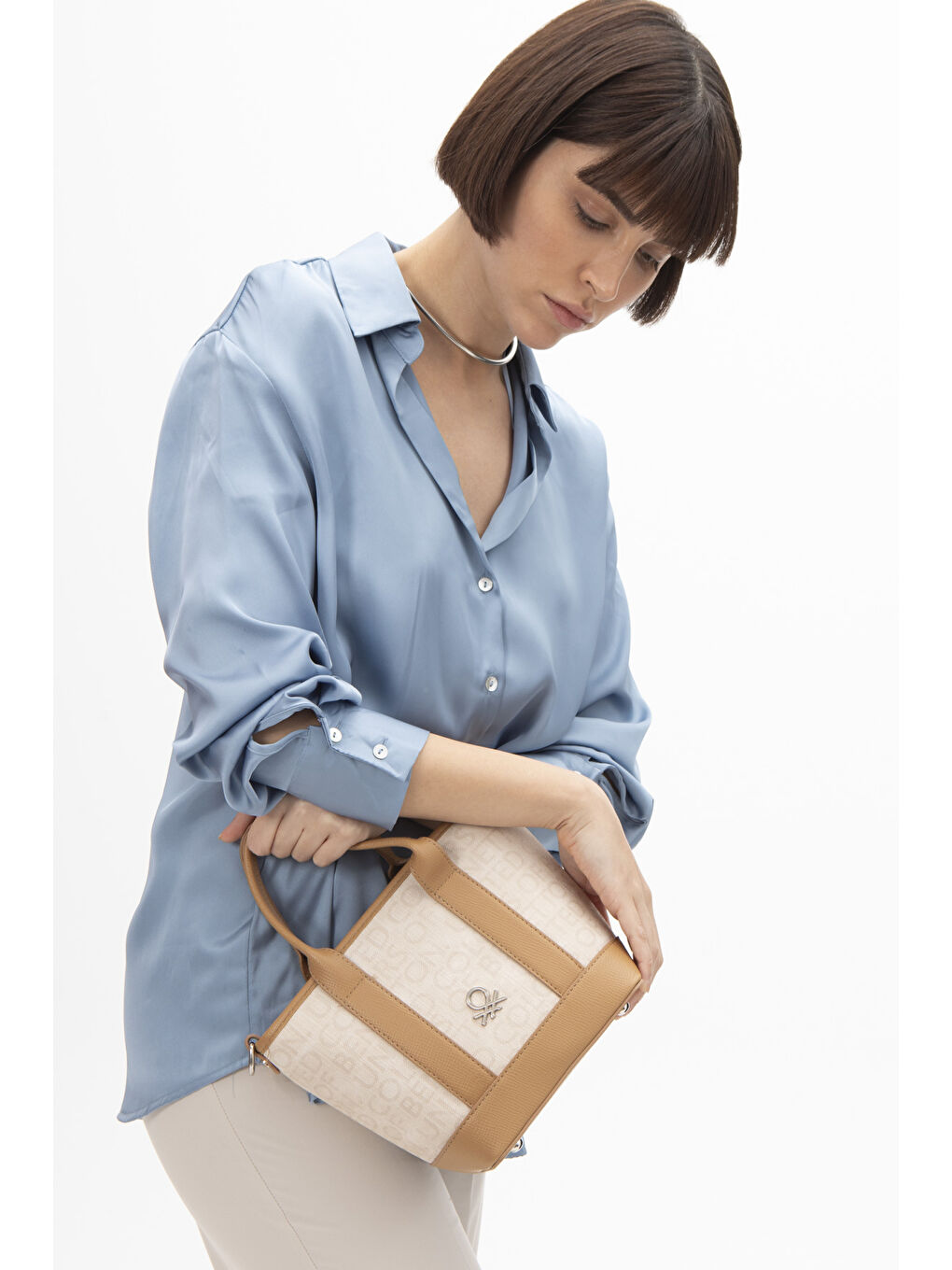 Kadin El Çantasi Bej-Camel BNT1597-1