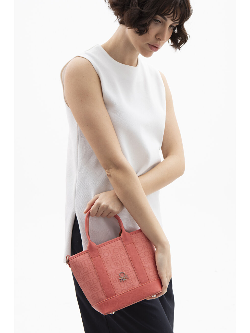 Pembe Kadin El Çantasi Mercan BNT1597-1