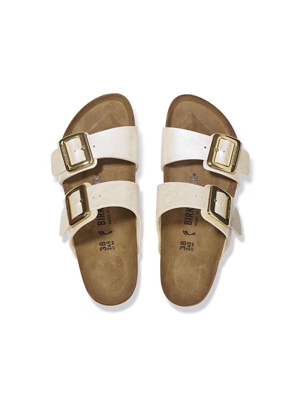 Beyaz Kadın Terlik 1029492 Sydney Cushıon Buckle Bf Graceful Pearl White-3