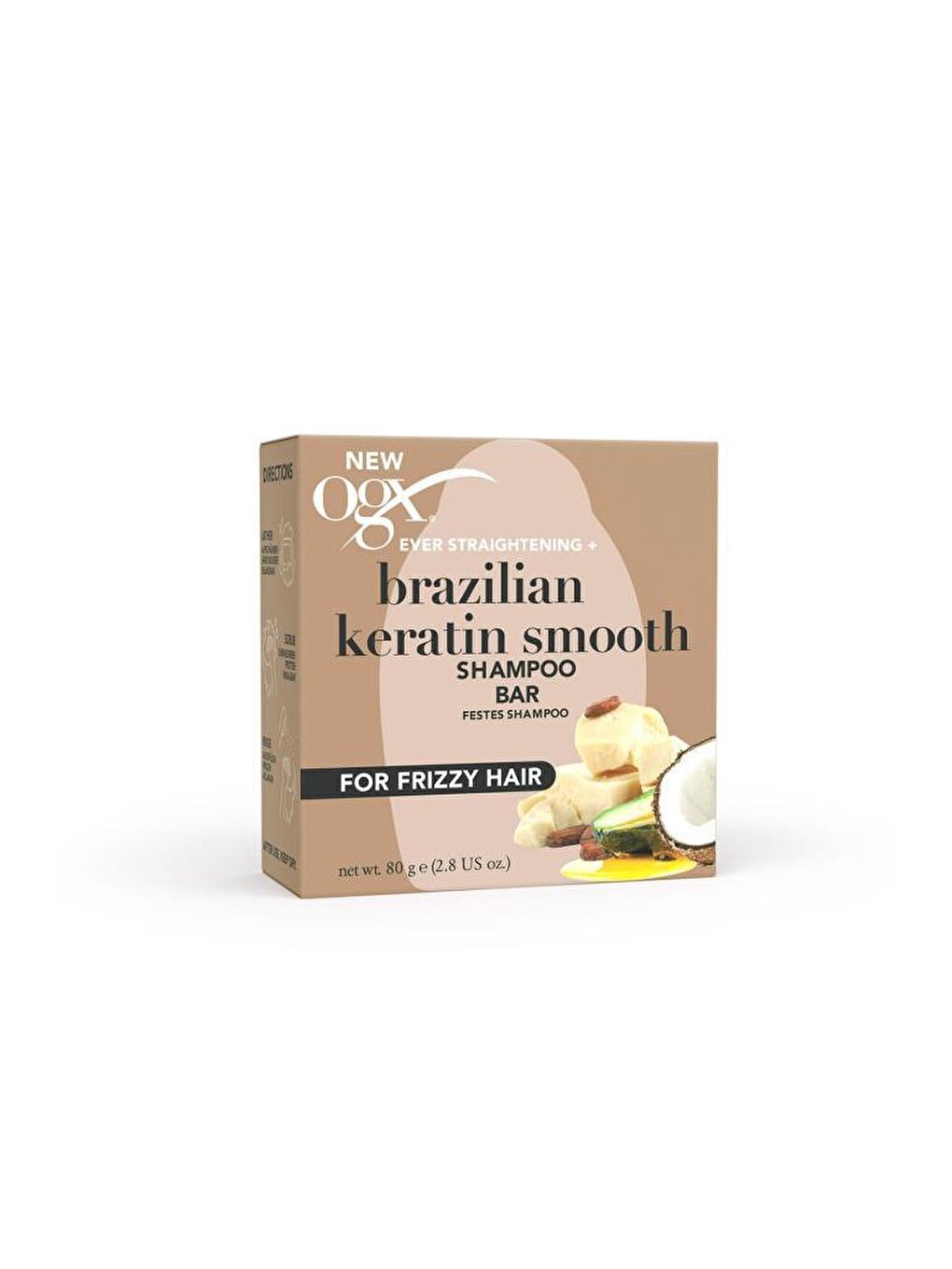 OGX Renksiz Brazilian Keratin Therapy Katı Şampuan 80 g