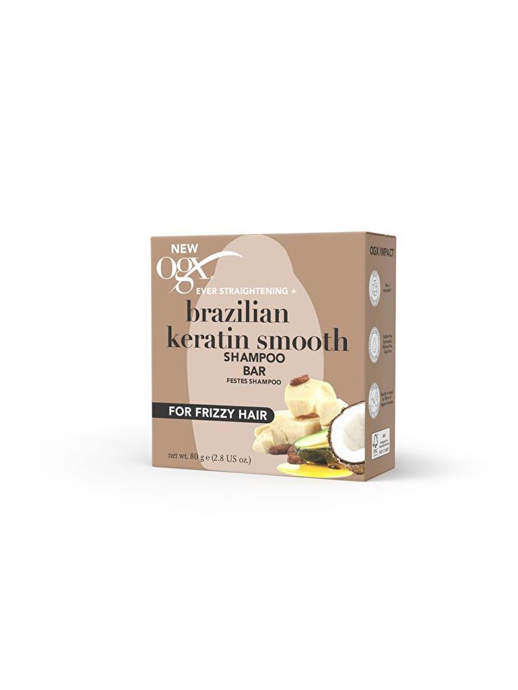 OGX Renksiz Brazilian Keratin Therapy Katı Şampuan 80 g - 2