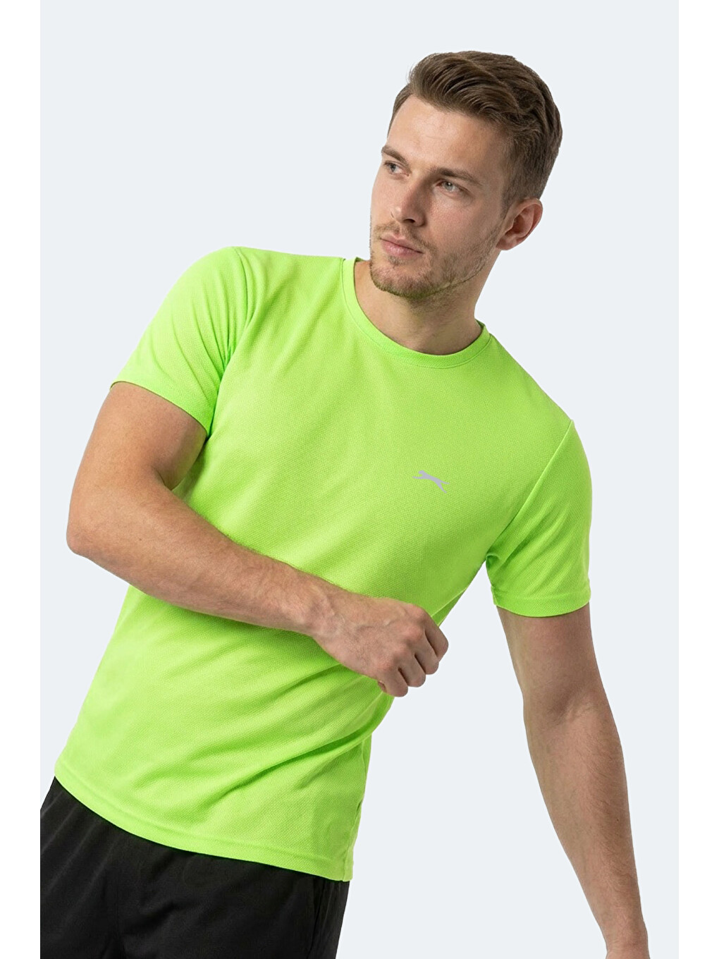 HERRERA Erkek  Neon Yeşil Tişört-5