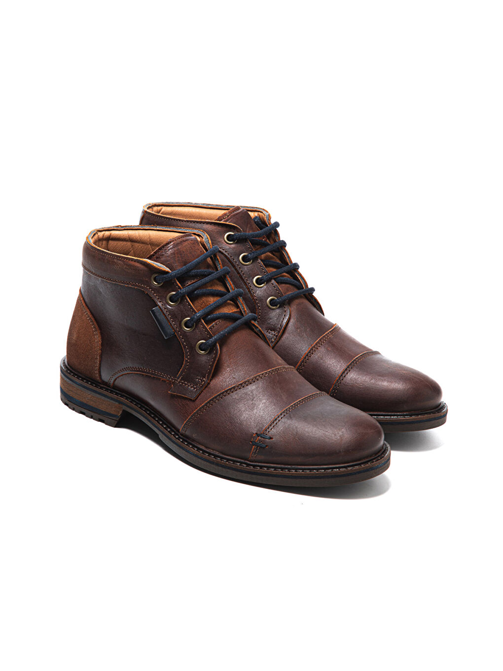 Kahverengi Erkek Bot 10522 021 WK-John May Orkut Suede Cognac-2