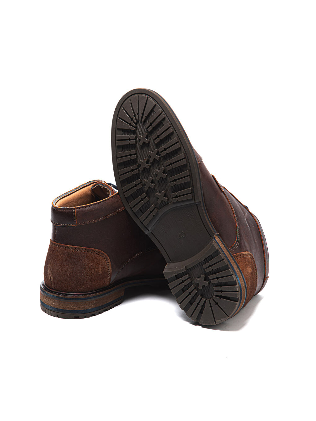 Kahverengi Erkek Bot 10522 021 WK-John May Orkut Suede Cognac-4