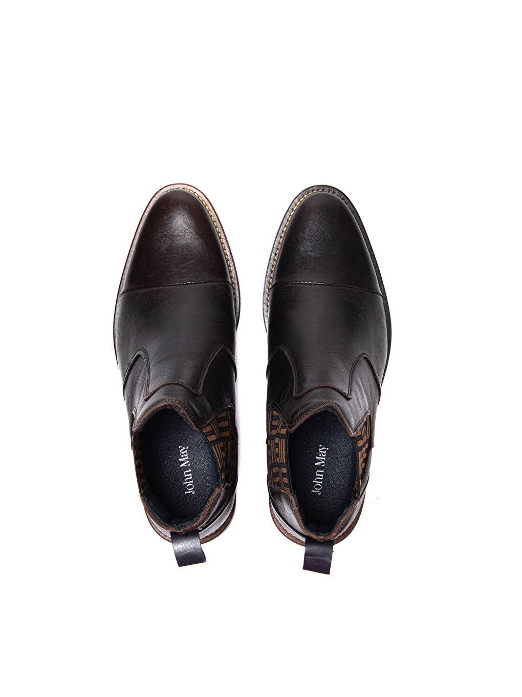 Kahverengi Erkek Bot 1158 001 WK-John May Orkut Suede Brown-6