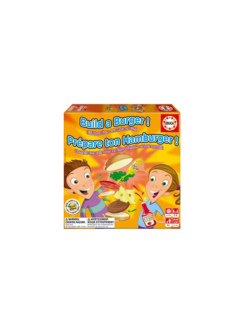 Çocuk Puzzle -Build A Burger 16892