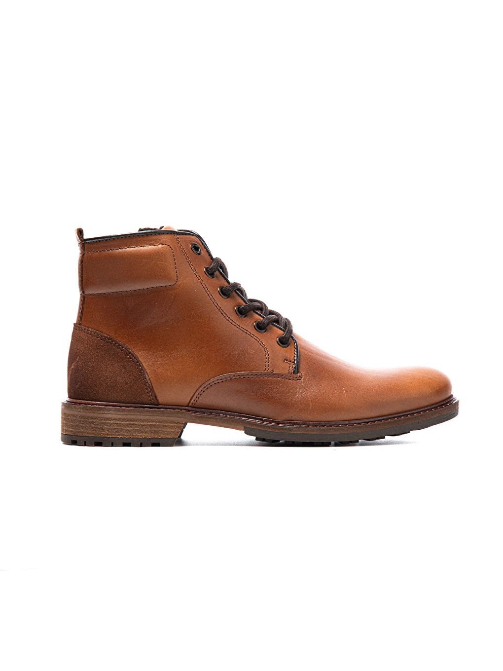 Kahverengi Erkek Bot 1179 010 WK-John May Orkut Suede Cognac